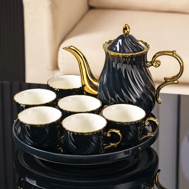 Coffee Cup and Tray Set