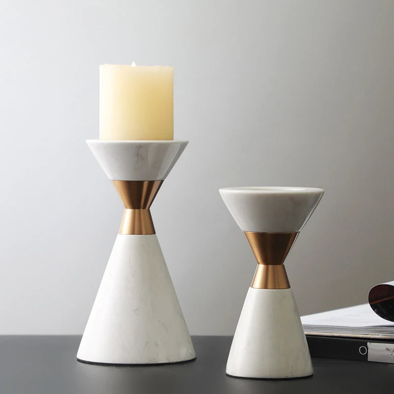 Volakos Marble Candlestick