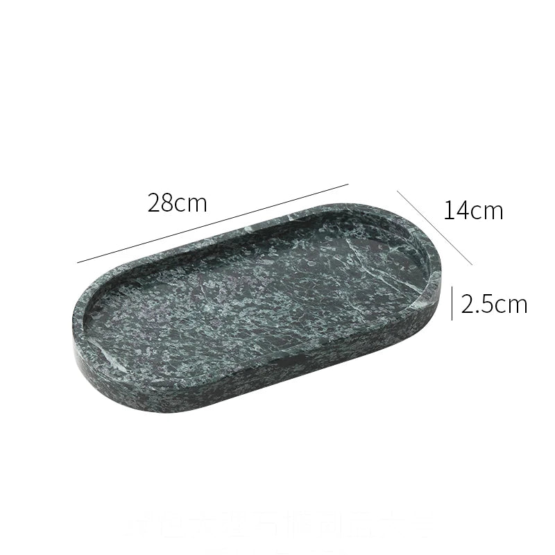 Real Luxurious Marble Vanity Tray