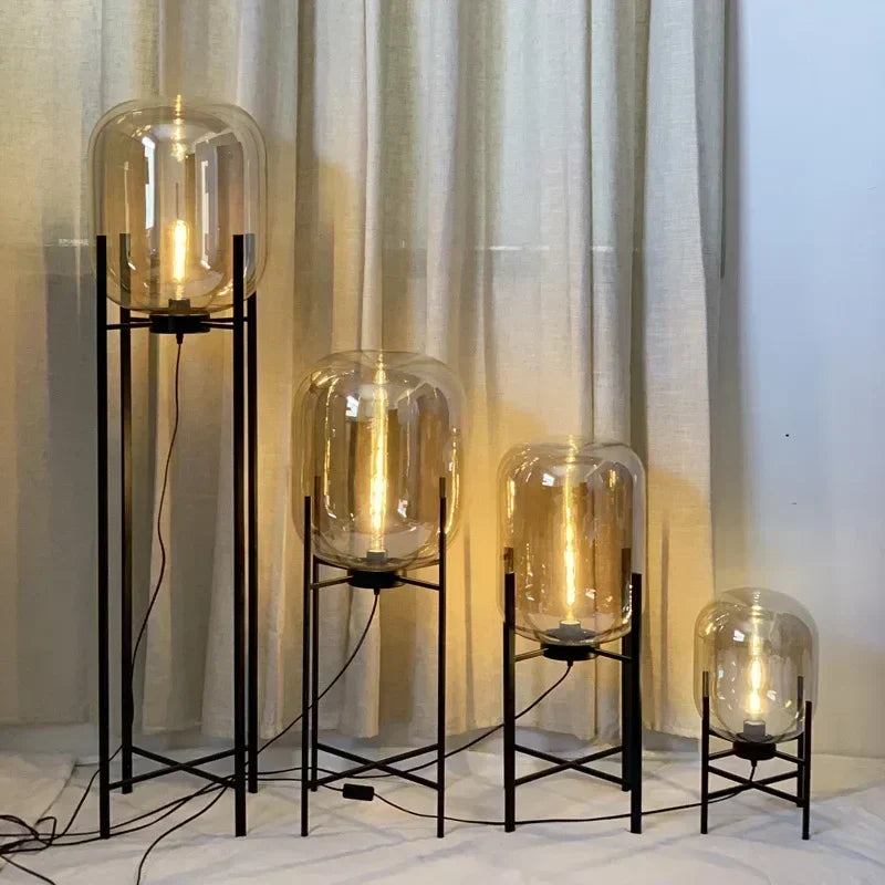Industrial Style Smoke Gray Glass