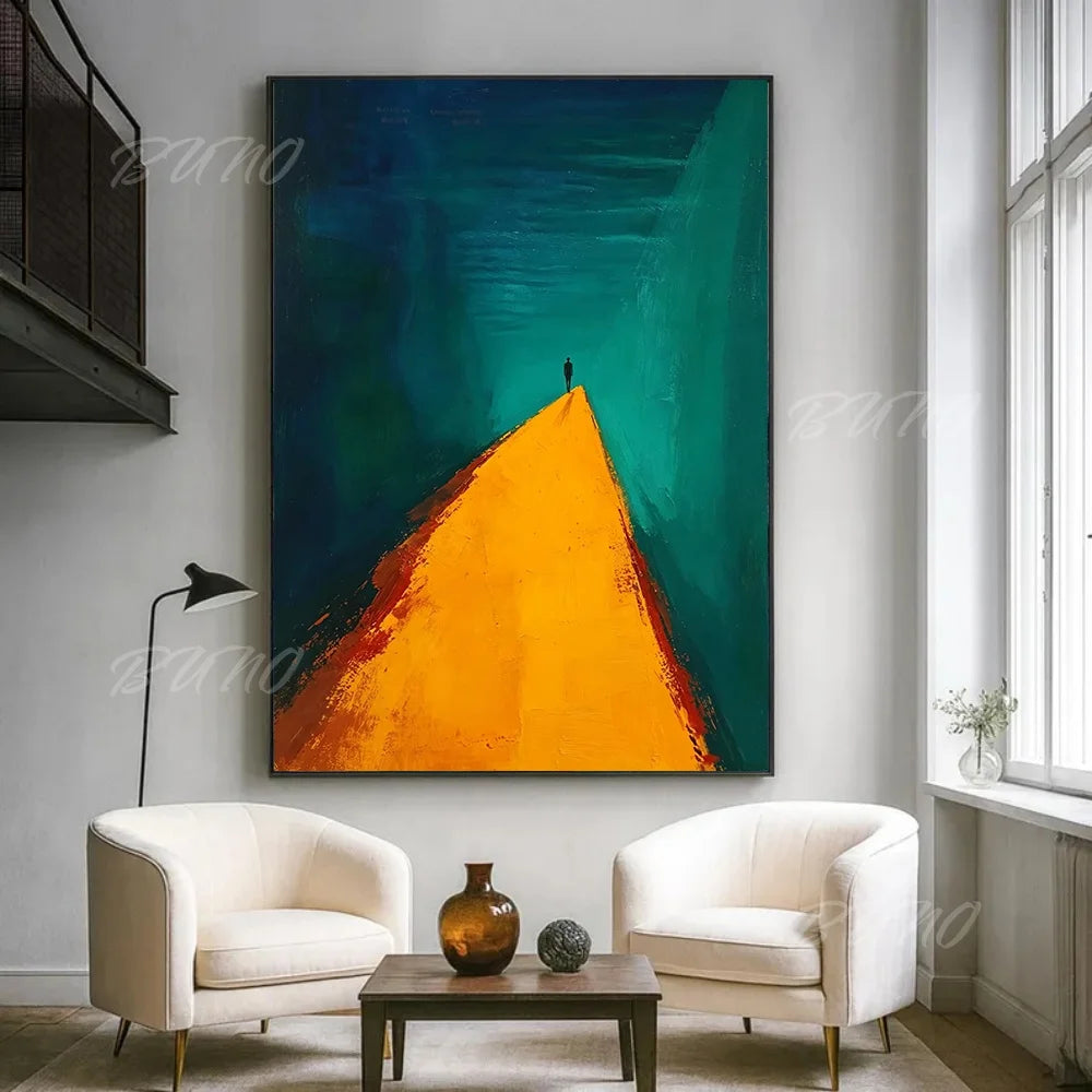Surreal Minimalist Figure Art
