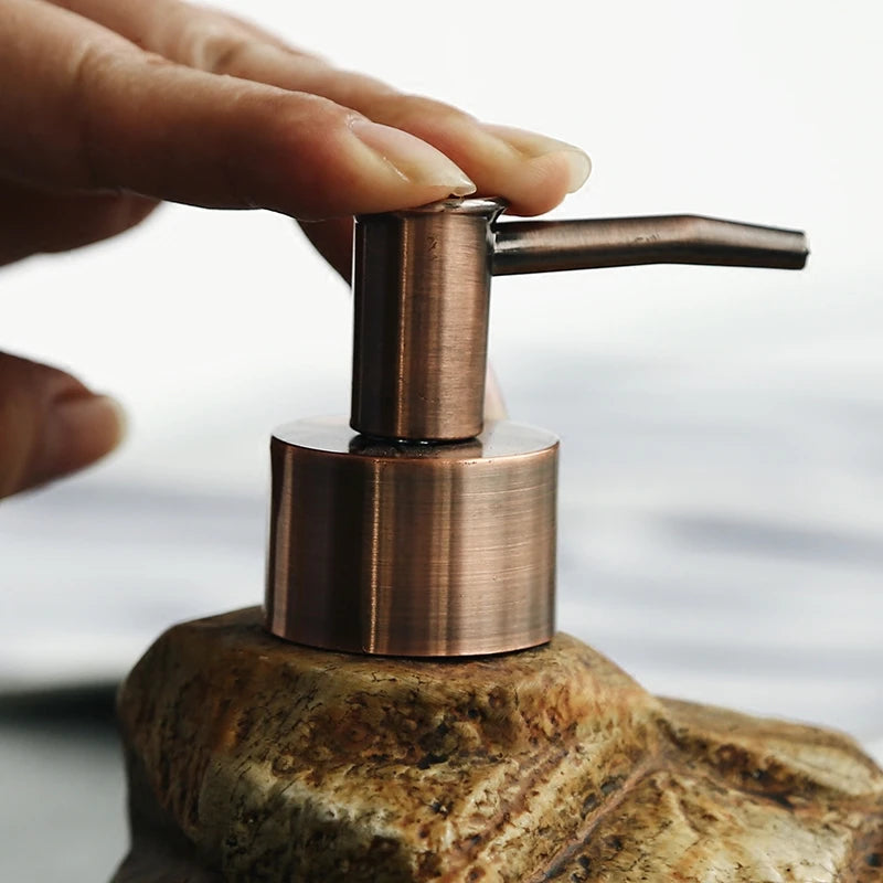 Stone-Effect Lotion Bottle