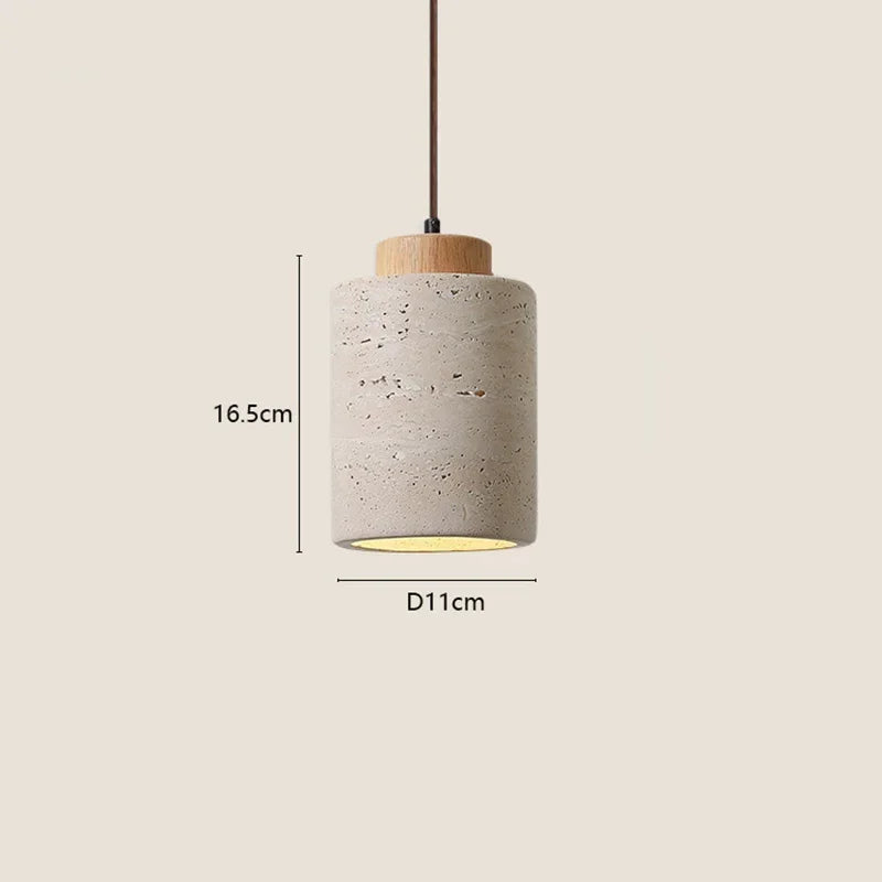 Yellow Cave Stone Pendant Lamp