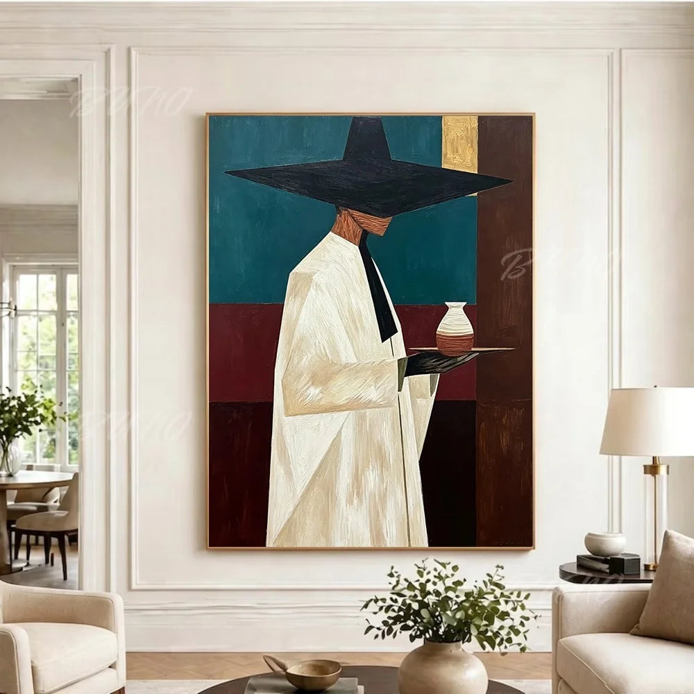 Boho Geometric Figure Art