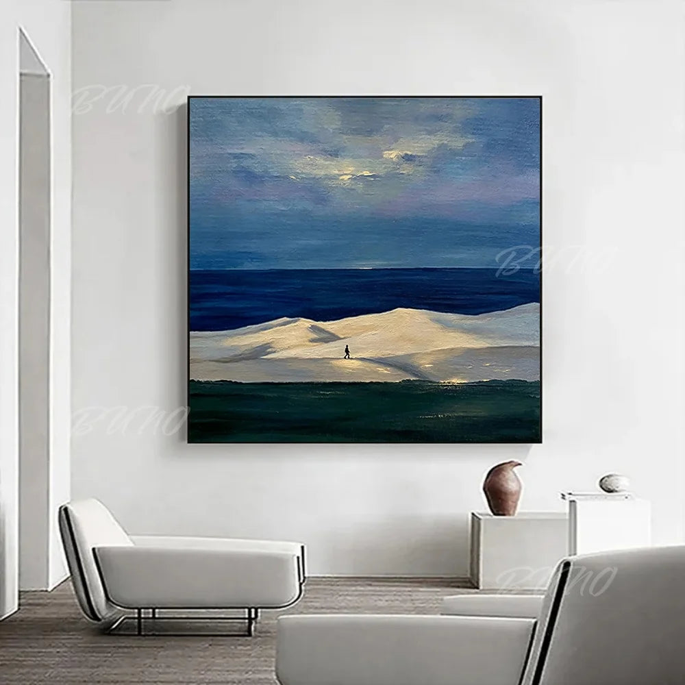 Serene Ocean Landscape Art