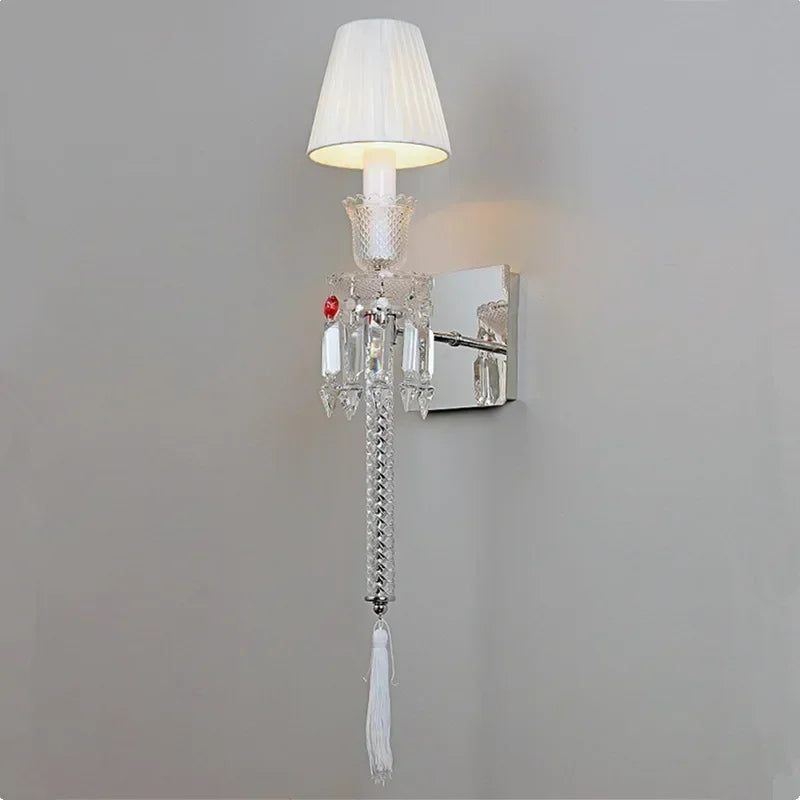 Crystal Headboard Wall Lamp