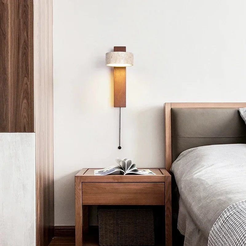 Wabi Sabi Cave Stone Wall Lamp