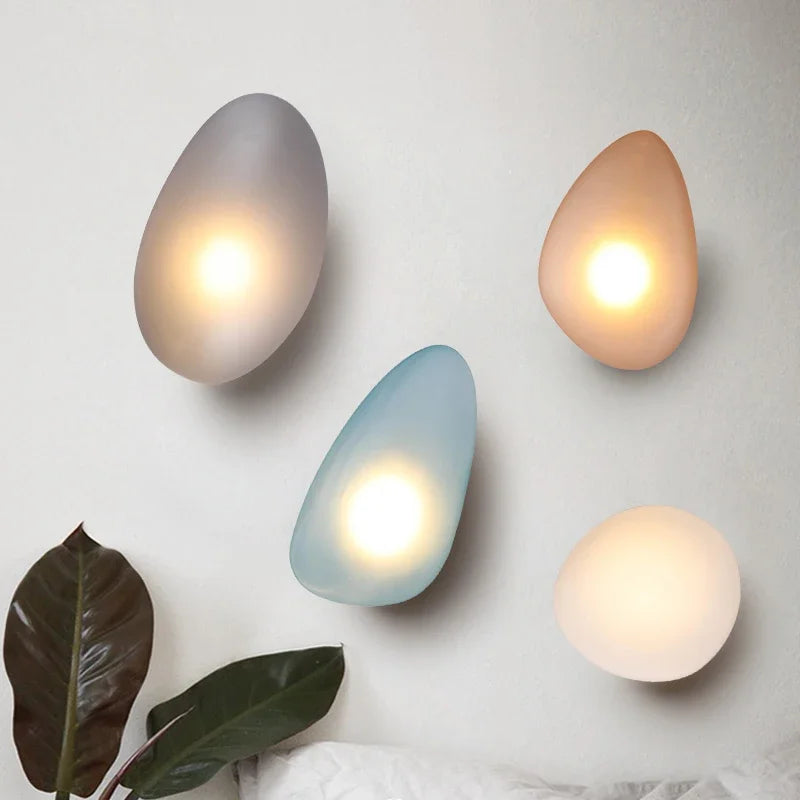 Nordic Designer Wall Lamp Pebble