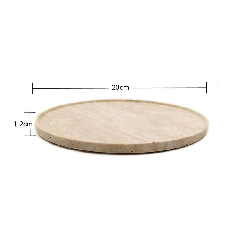 Travertine Stone Tray for Soap