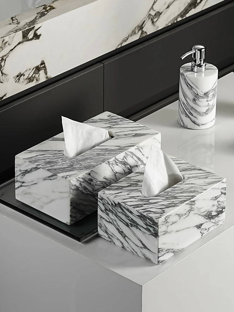 Arabescato Corchia Marble Bath Set