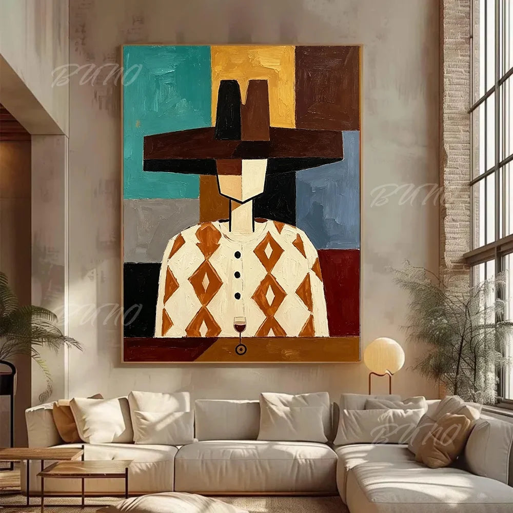 Boho Textured Canvas Art