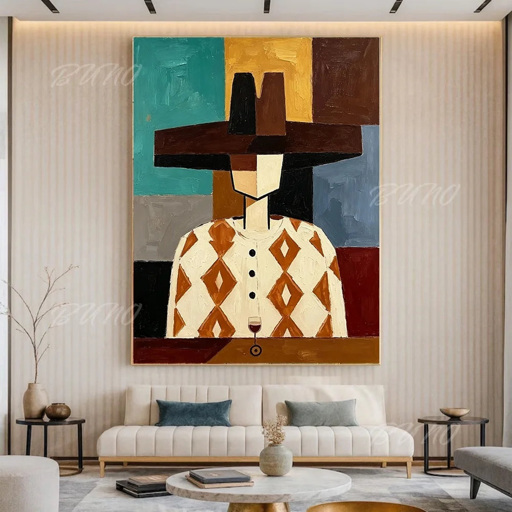 Boho Textured Canvas Art