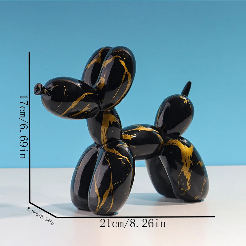 Balloon Dog Resin Sculpture