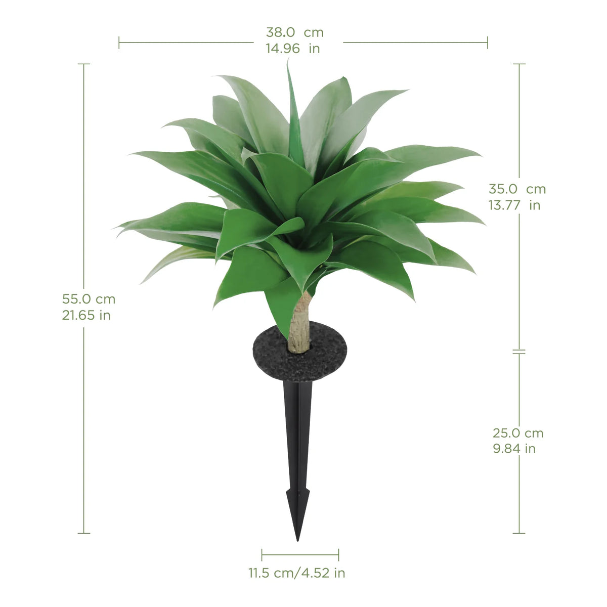 Faux Agave Plant Pair