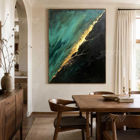 Black Marble Canvas Art