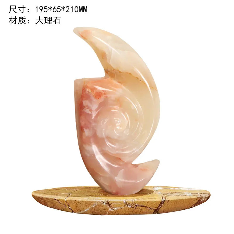 Marble Spiral Sculpture