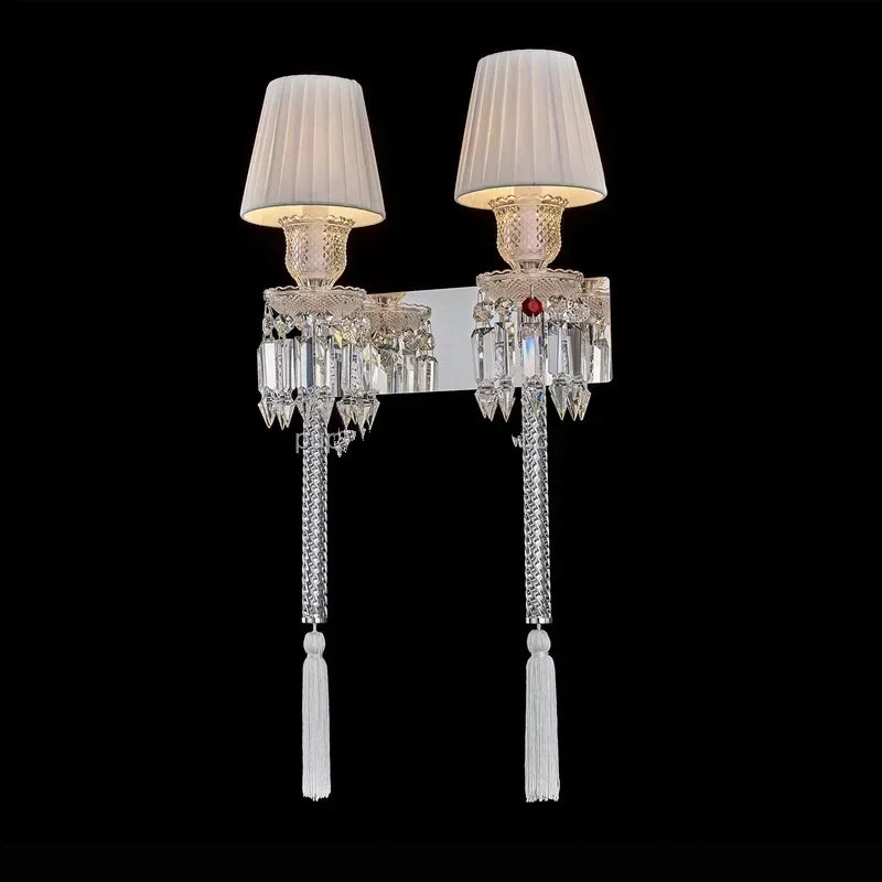 Crystal Headboard Wall Lamp