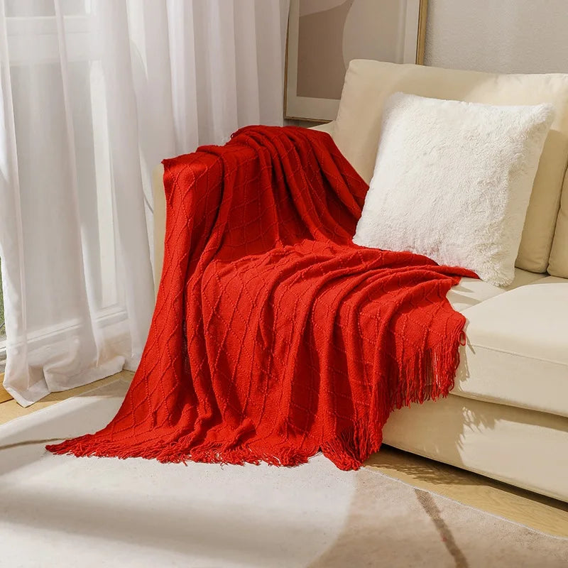 Oversized Knit Throw