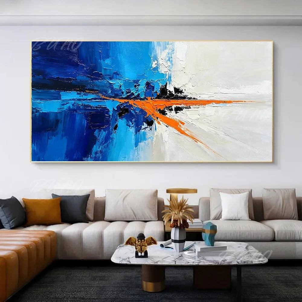 Gold Coastal Seascape Painting