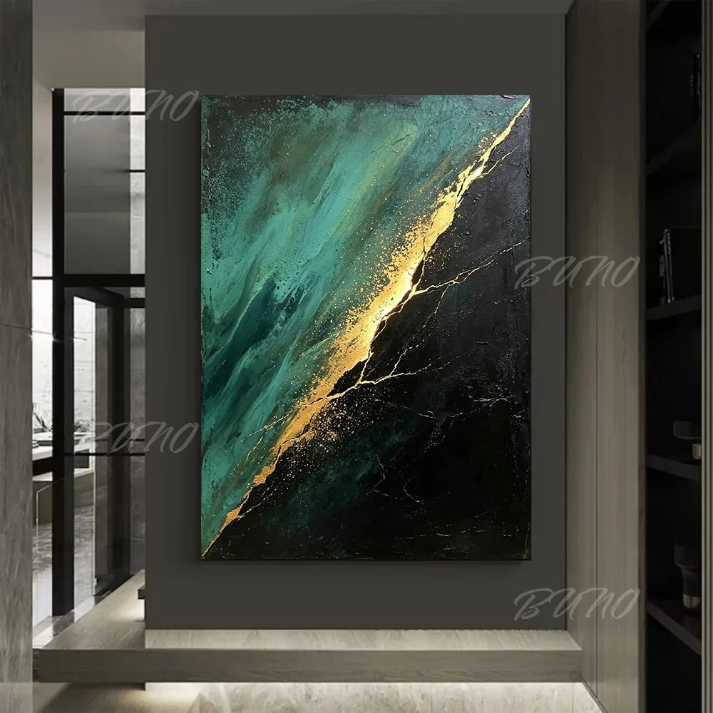 Black Marble Canvas Art