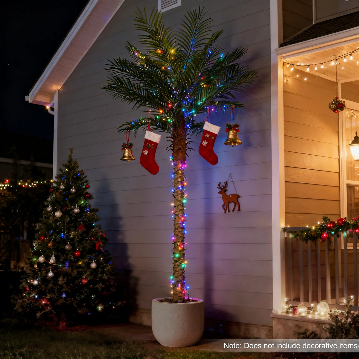 Faux Palm Tree Artificial Golden