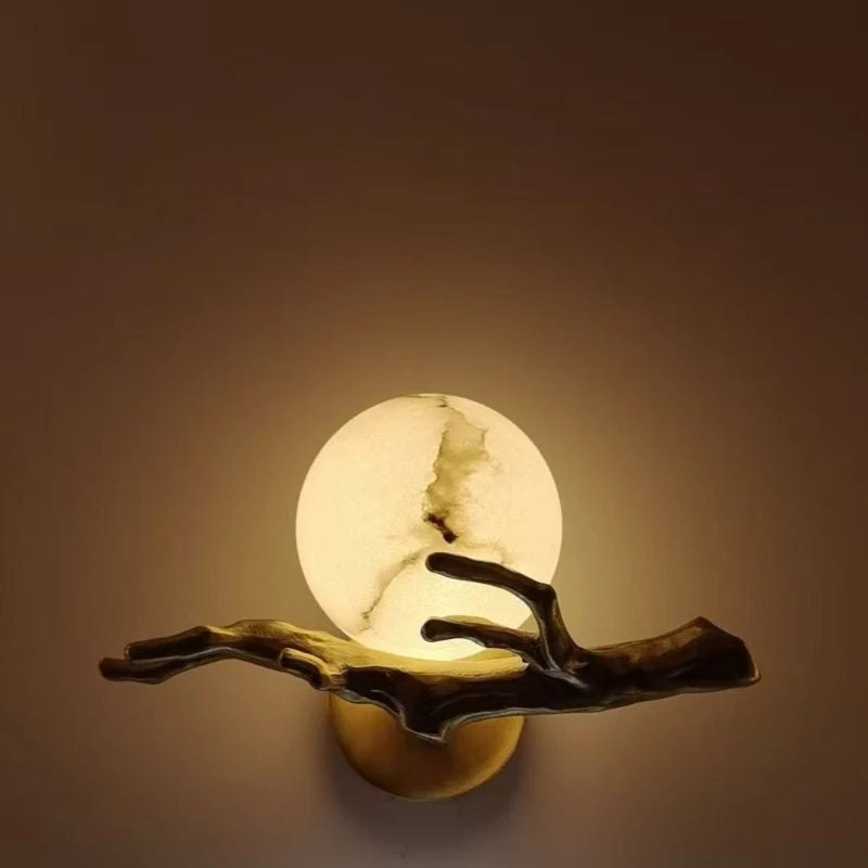 Italian Marble Waterproof Wall Lamp