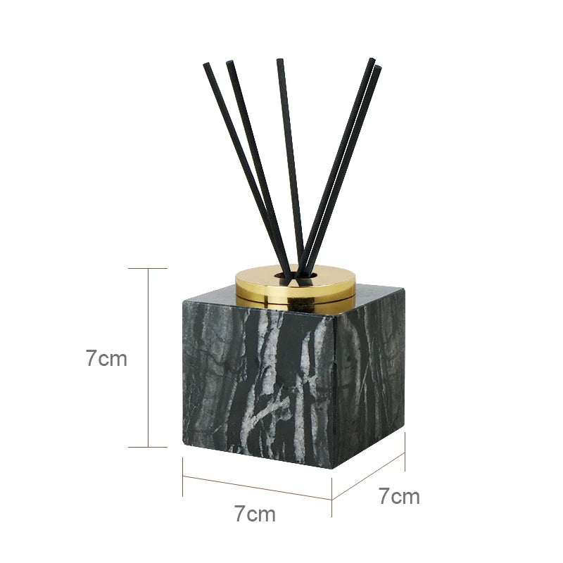Tree Black Marble Bath Set