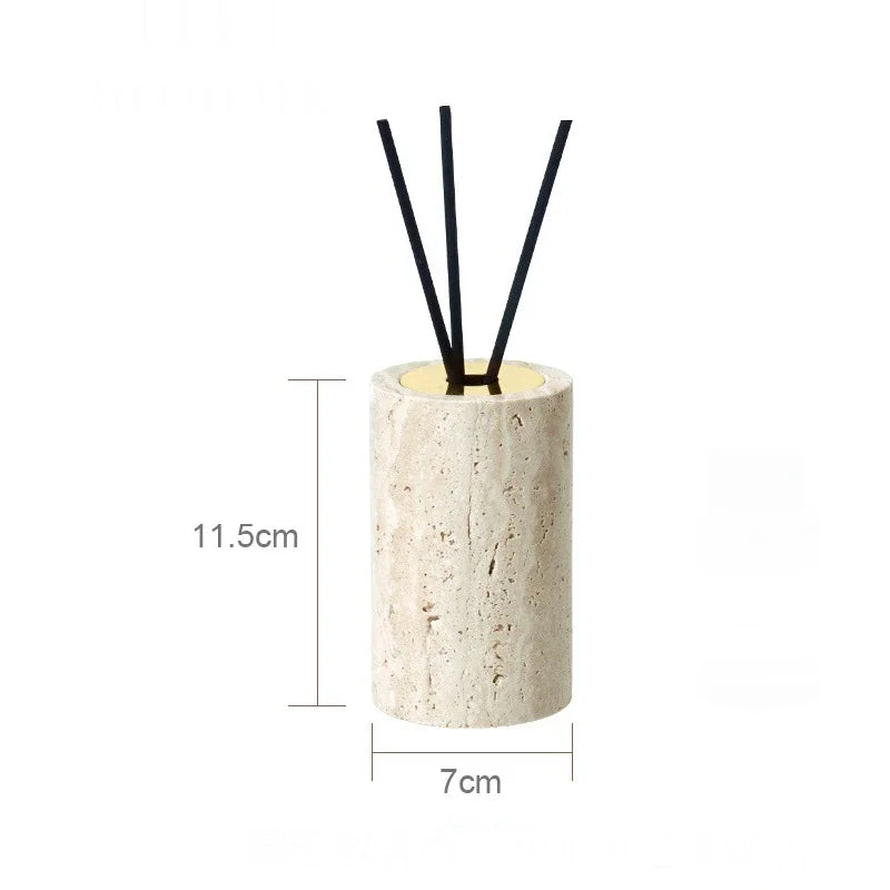 Beige Travertine Bath Set