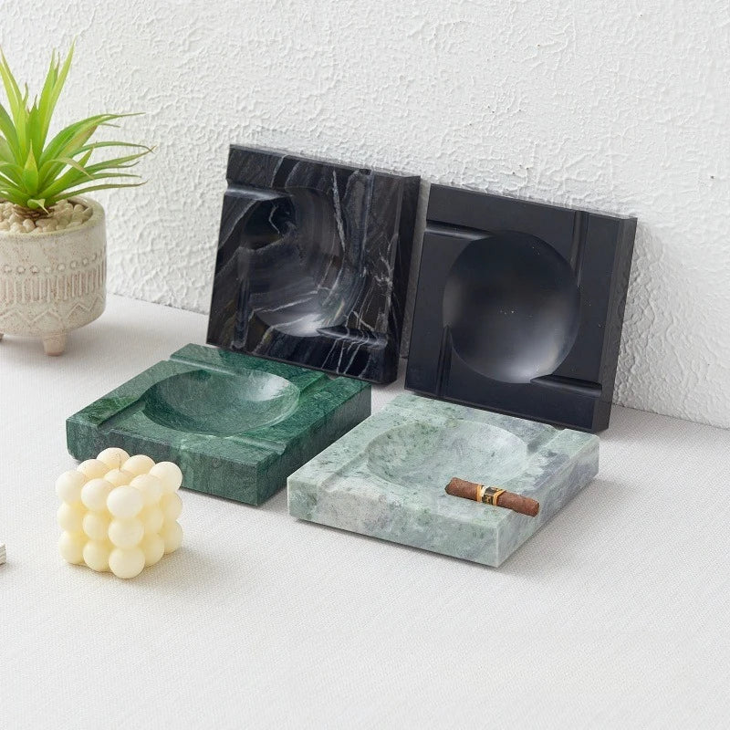 Square Marble Cigar Ashtray