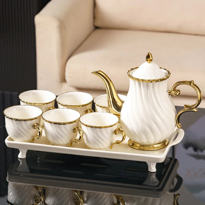 Coffee Cup and Tray Set
