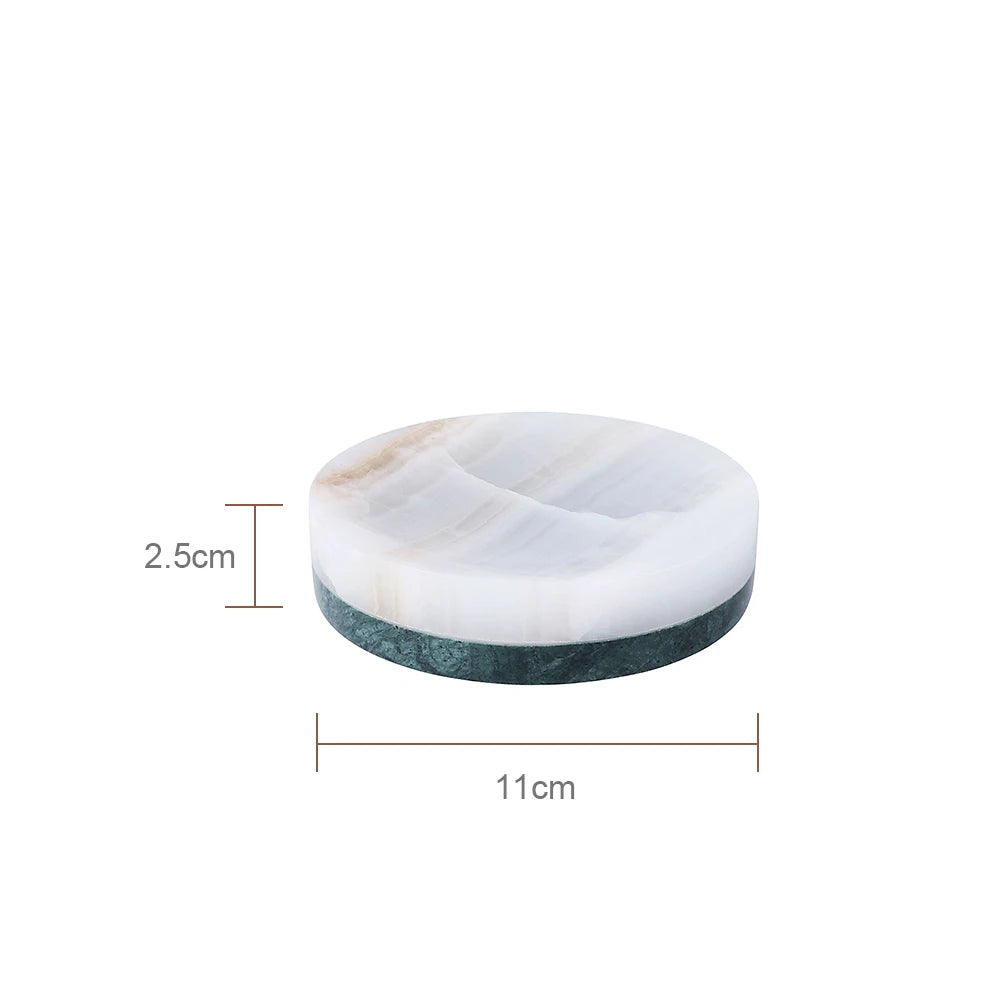 Indian Green Onyx Bath Set