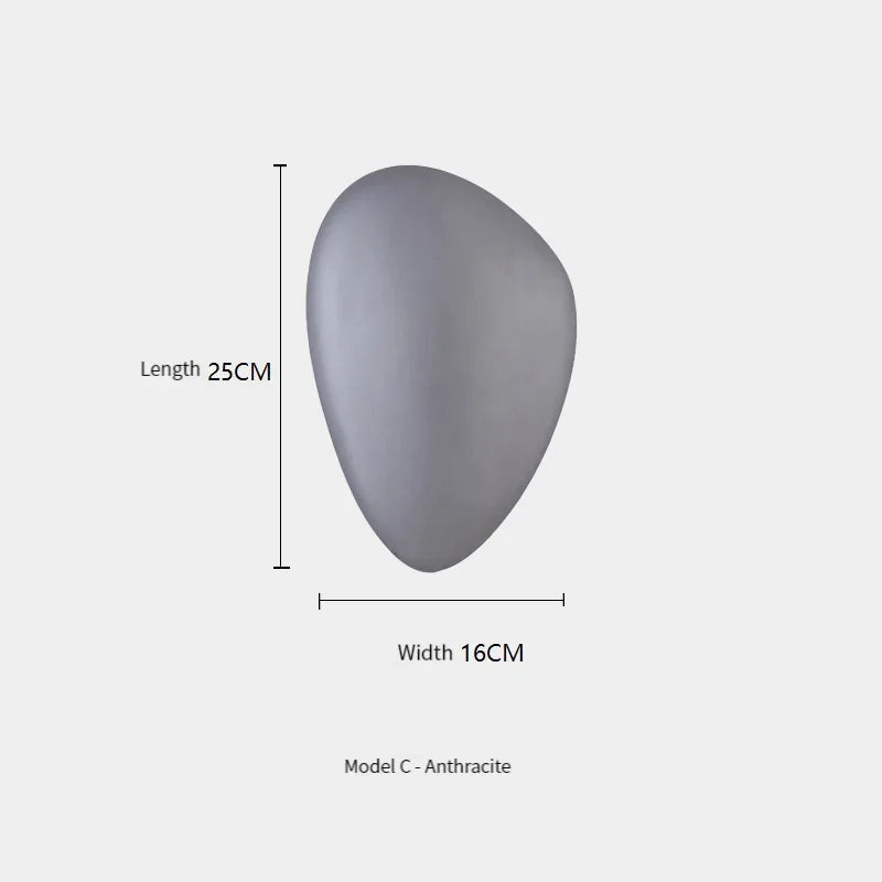 Nordic Designer Wall Lamp Pebble