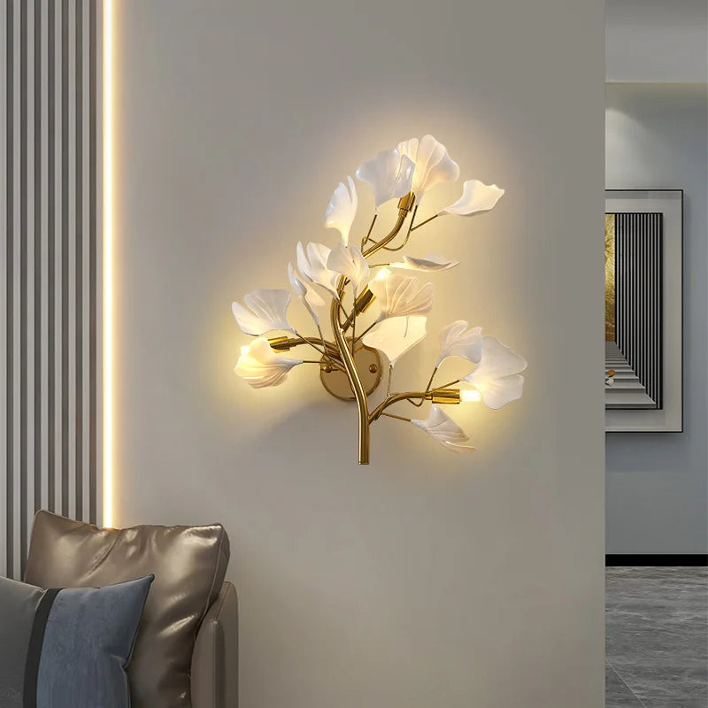 Ginkgo Leaf Wall Lamp