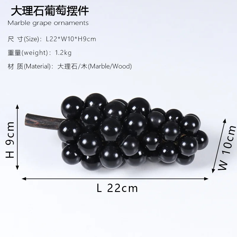 Marble Grape Ornament