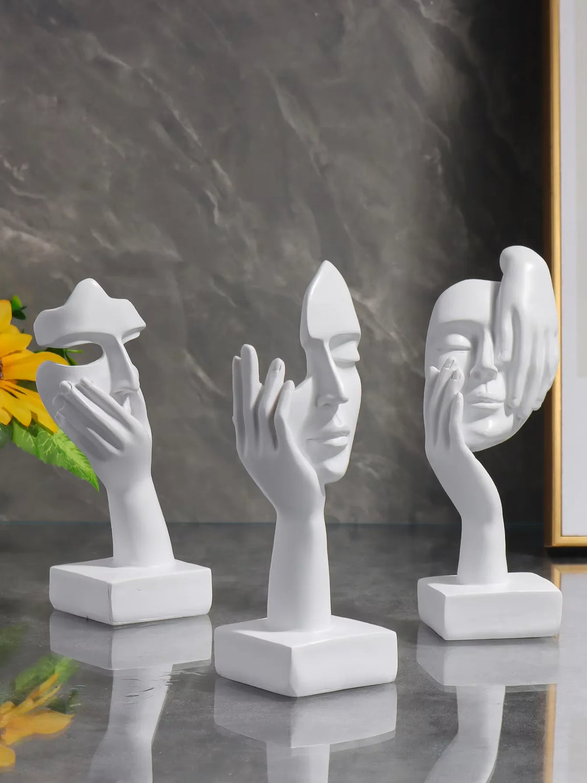 Nordic Mask Resin Figurine