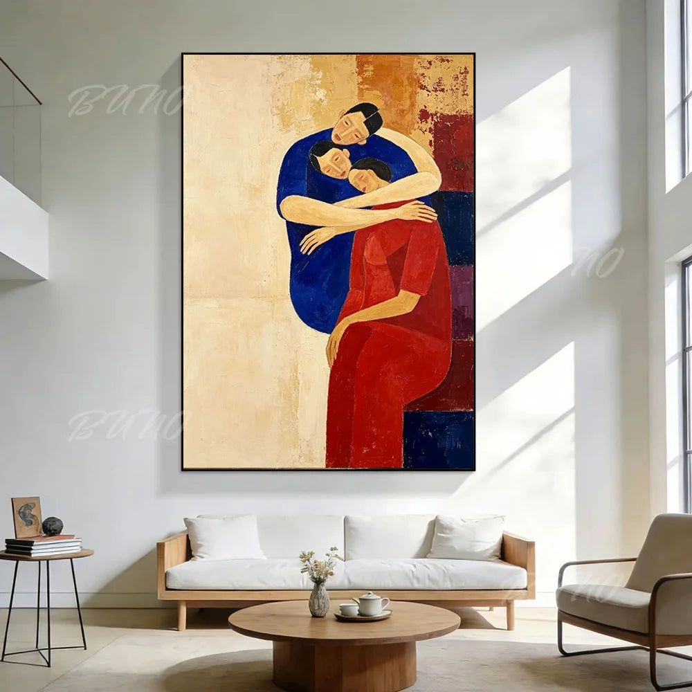 Art Deco Cubist Figure Art