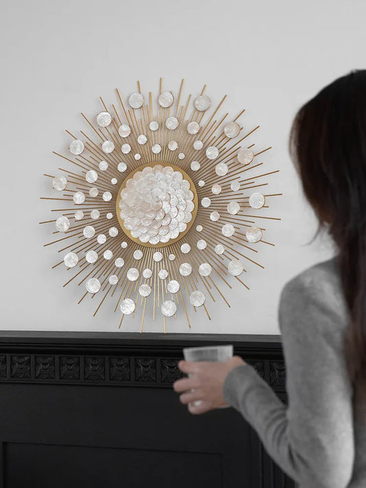 Golden Sun Wall Decor