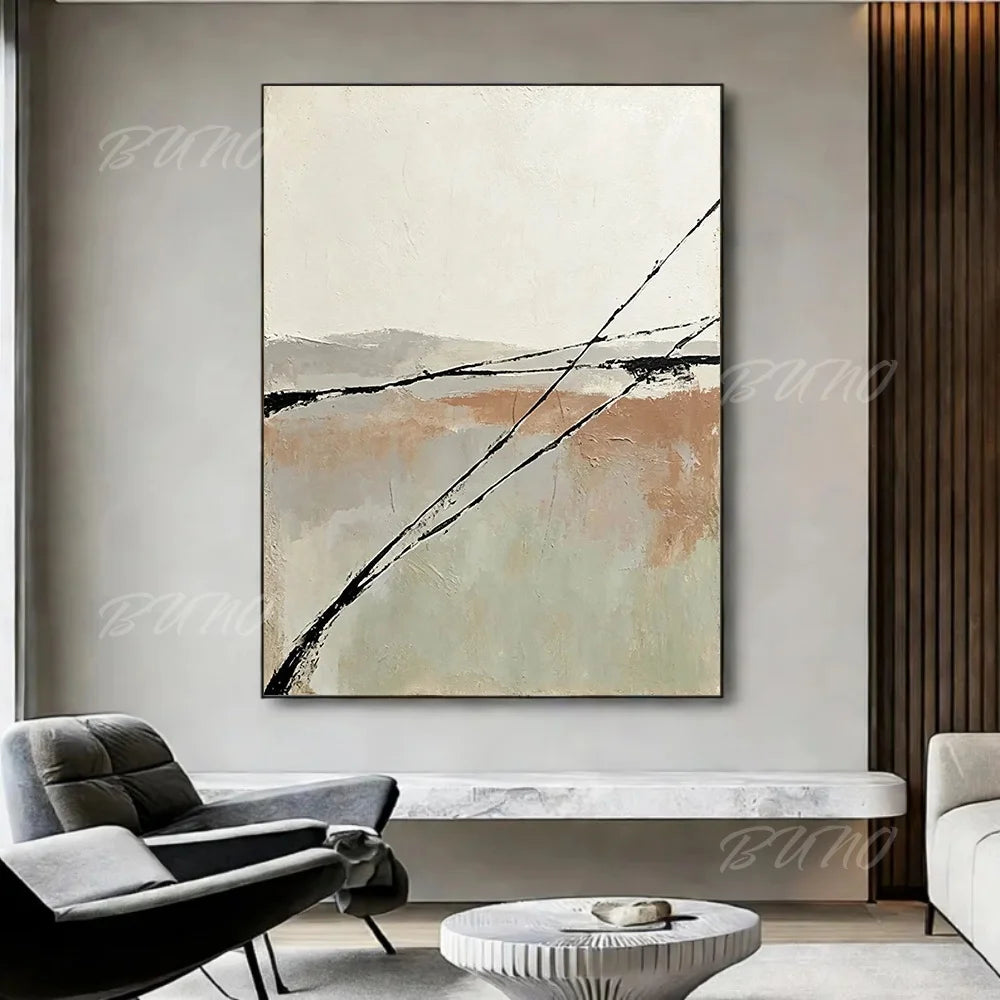 Neutral Wabi Sabi Canvas Art