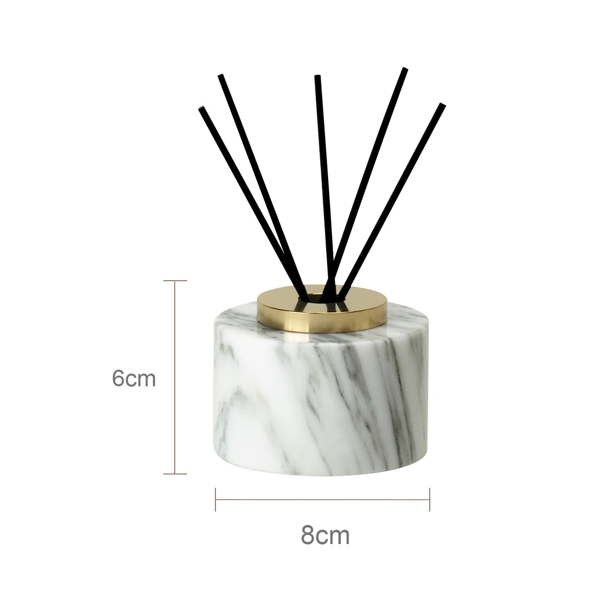 White Arabescato Natural Marble Bathroom Set