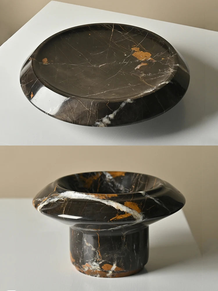 Natural Marble Serving Tray for Coffee