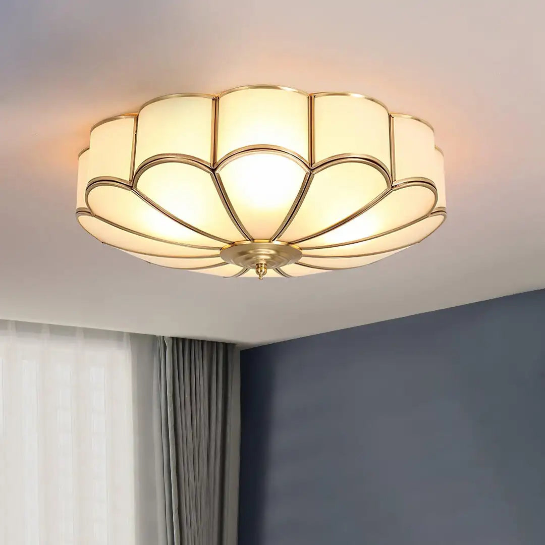 Copper Minimalist Ceiling Lamp