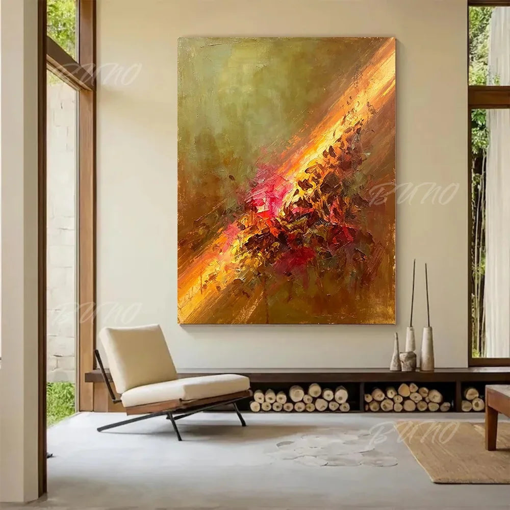Impressionist Flowers Painting