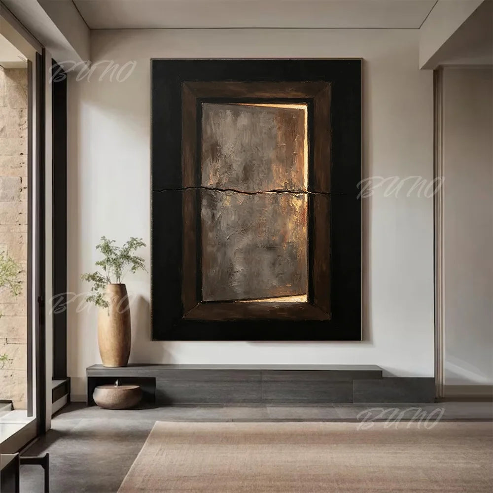 Minimalist Black Canvas Art