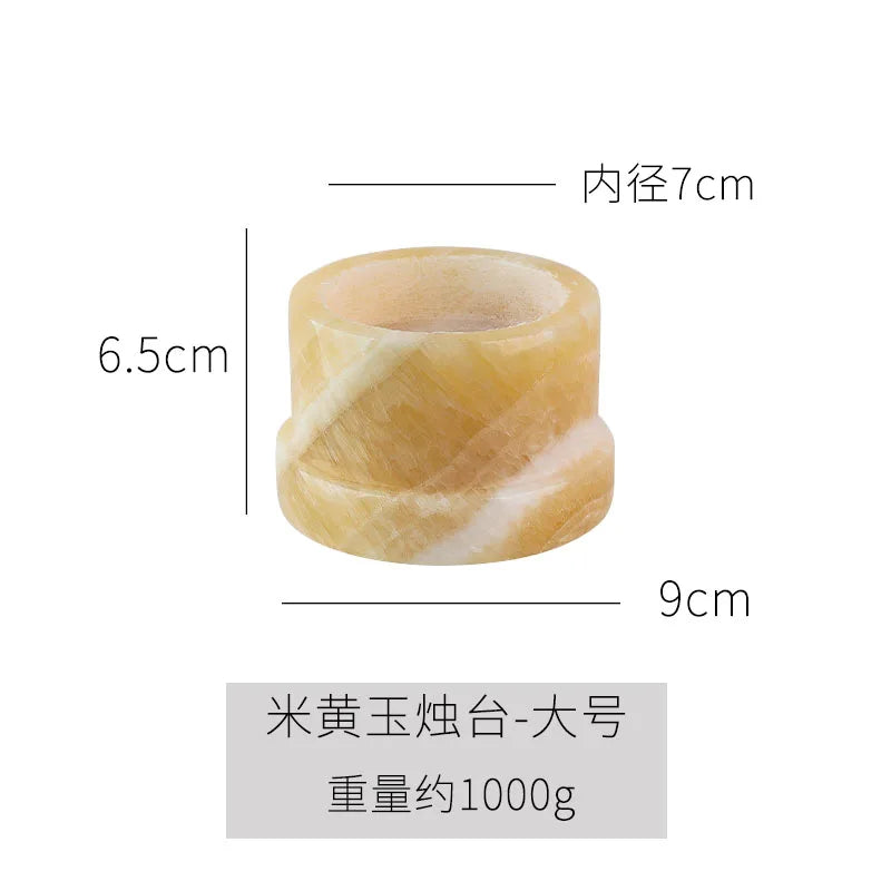 Cave Stone Candlestick