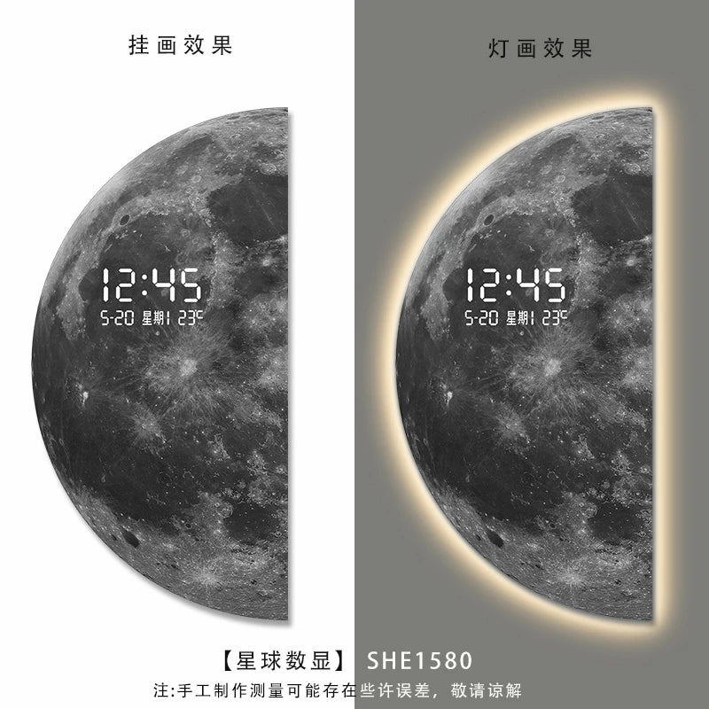 Planet Clock Mural