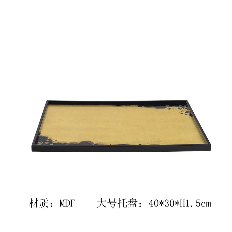 Gilded Branch Tray