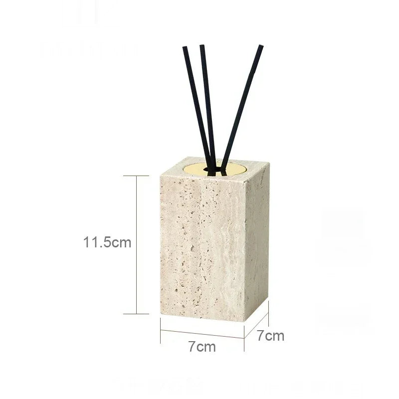 Beige Travertine Bath Set
