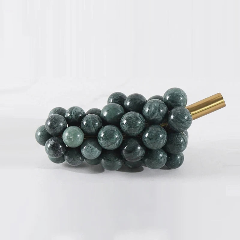Handmade Natural Marble Grapes Bunch