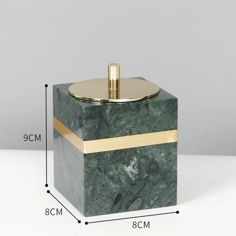 Indian Green Natural Marble Bathroom Set