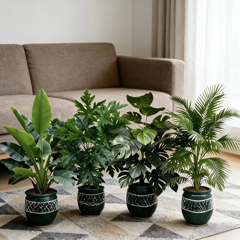 Areca Palm Leaf Quartet